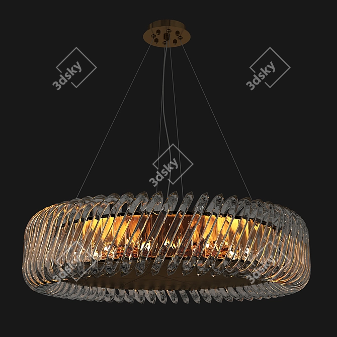 Divinare Megan Pendant Chandelier 3D model image 2
