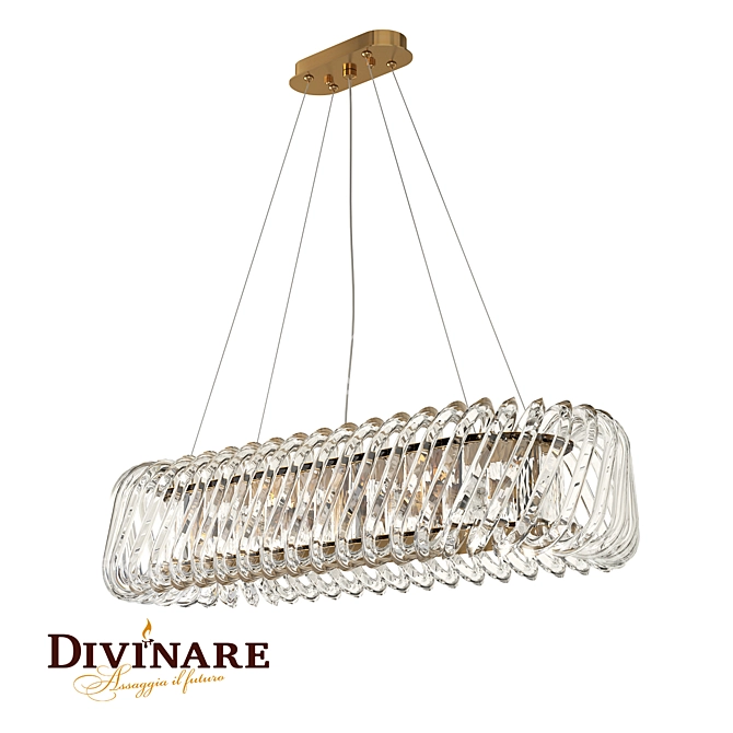 Title: Divinare Megan Crystal Chandelier 3D model image 1