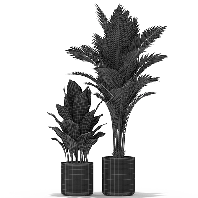  Lush Greenery Collection: 380 Varieties 3D model image 3