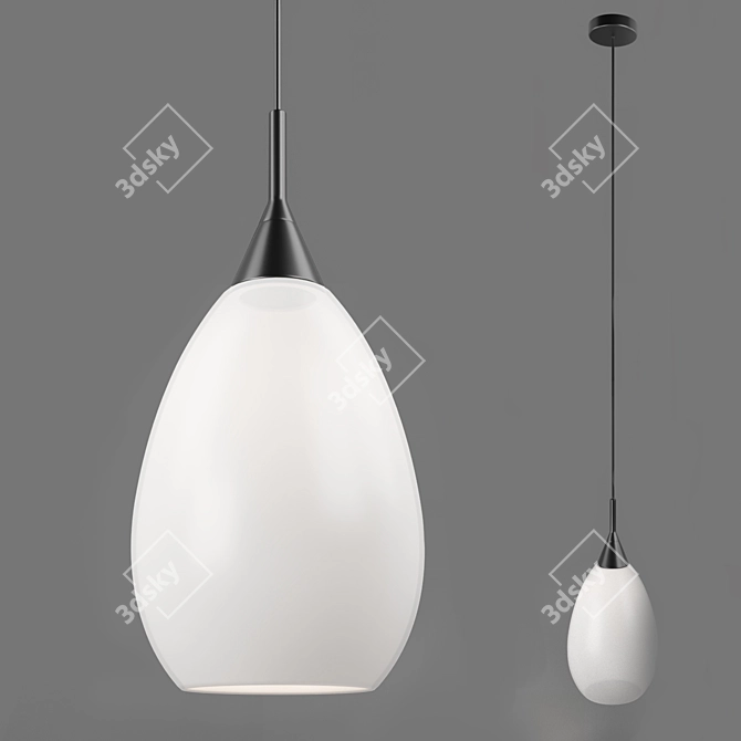 Elegant Juliana Chandelier 3D model image 1