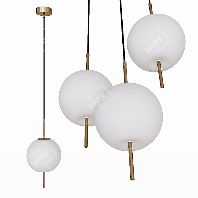 Luxury Lighting Set: Lampatron Laird, Lioba, Griggs Griggs Duo 3D model image 3