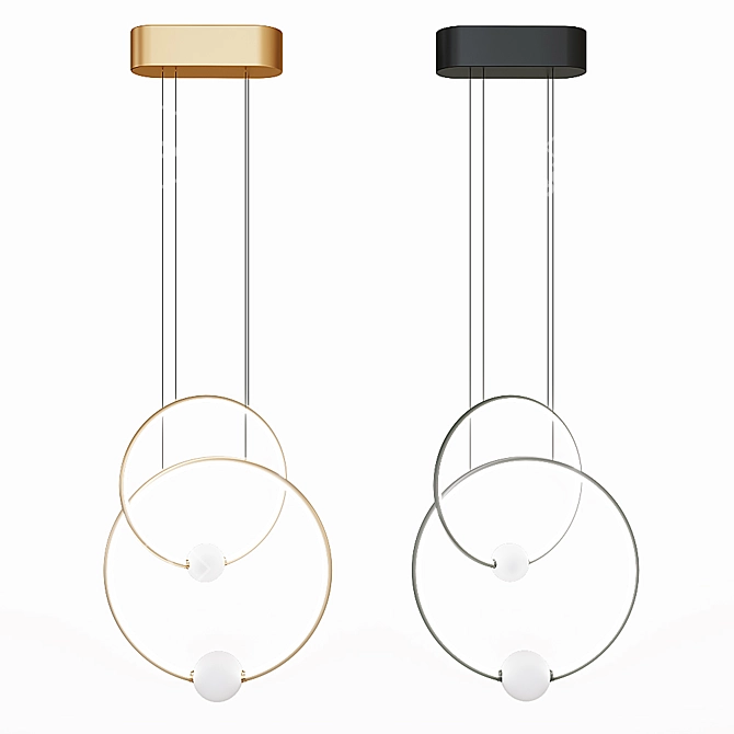 Luxury Lighting Set: Lampatron Laird, Lioba, Griggs Griggs Duo 3D model image 5