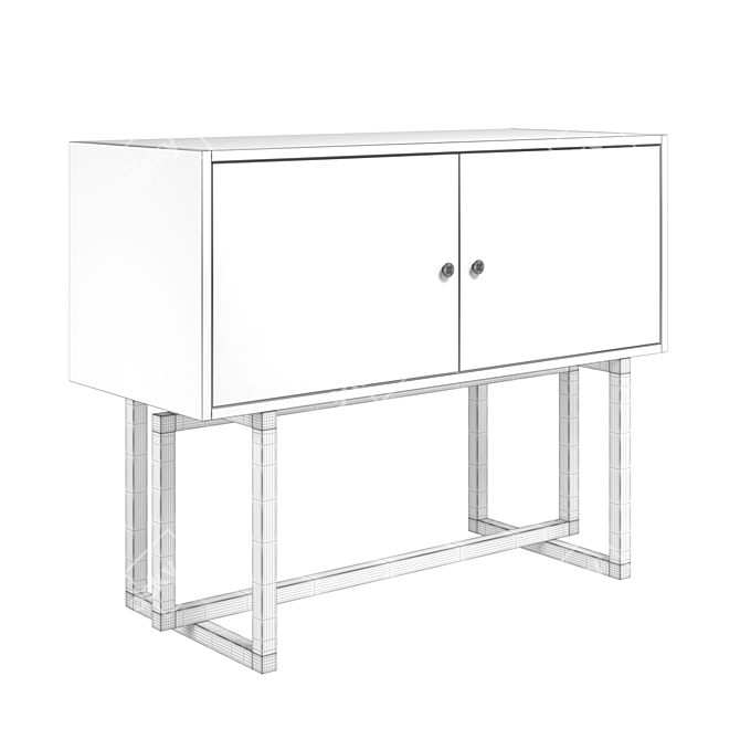 Modern Elise Buffet: Stylish and Functional 3D model image 4