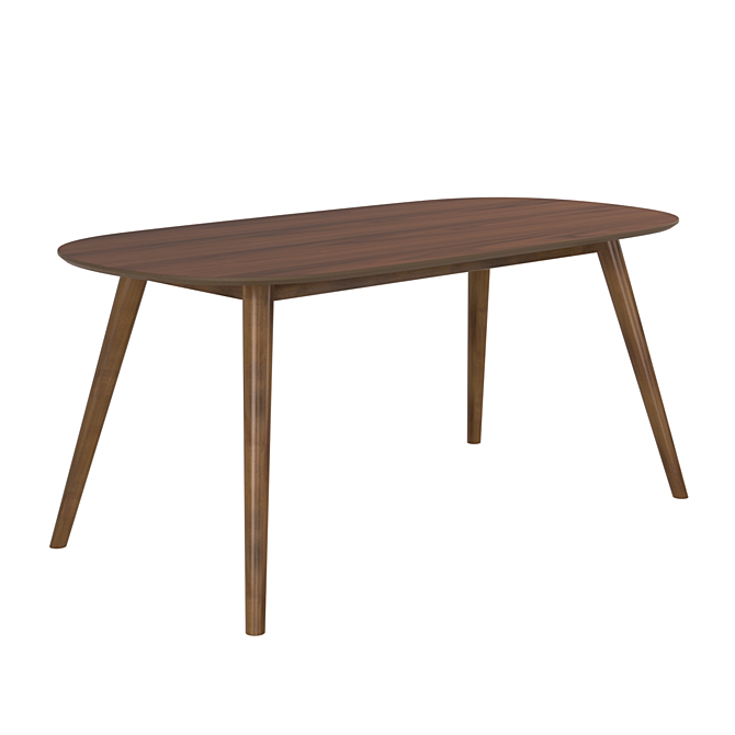 Phoenix Oak Dining Table 3D model image 1