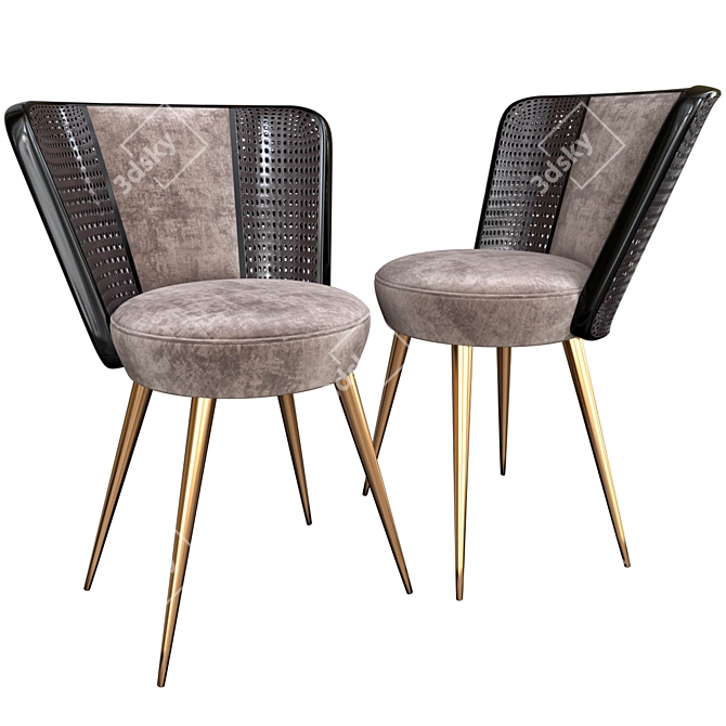 CARAL Chair: Modern Seating Solution 3D model image 1