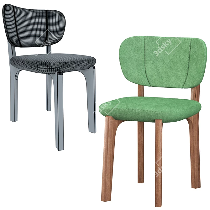 Artefatto Richmond Chair 3D model image 5