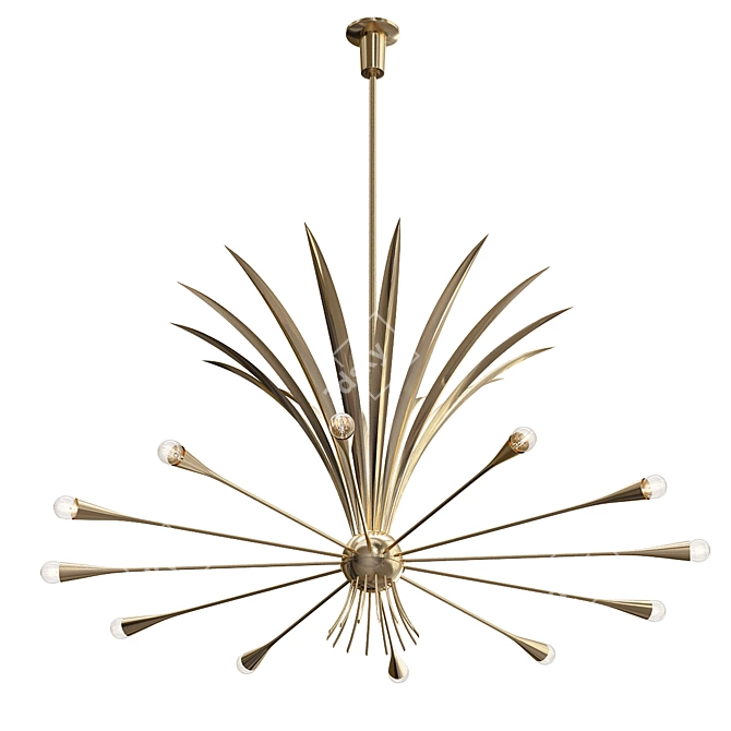 Exquisite Lelli Chandelier 3D model image 1