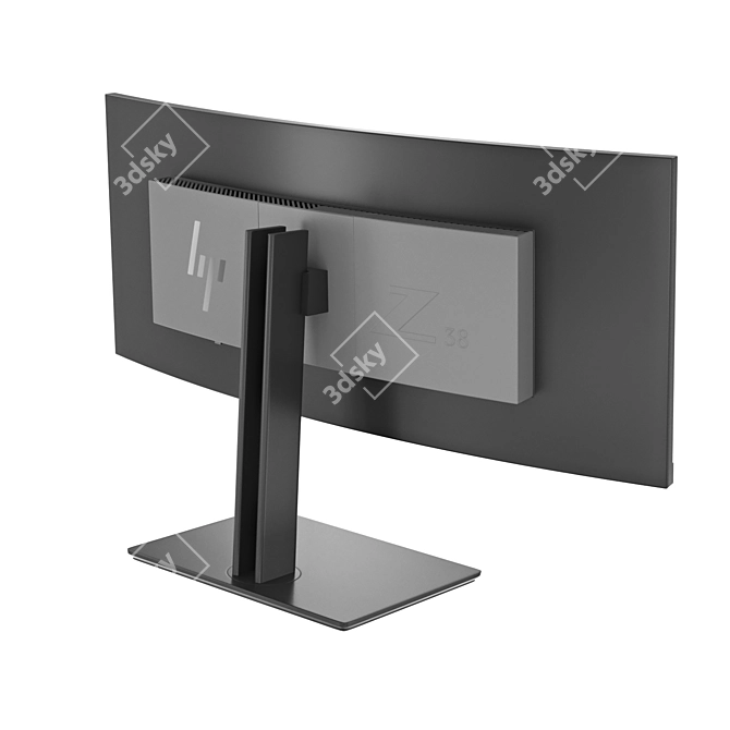 HPZ38c: Immersive Wide-Screen Monitor 3D model image 6