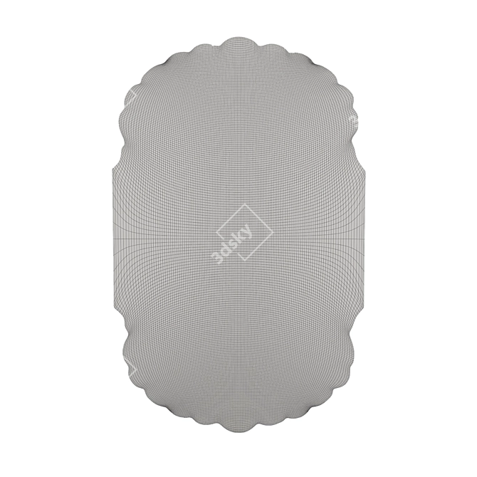 Exquisite Jaipur Wunderkammer Rug 3D model image 6