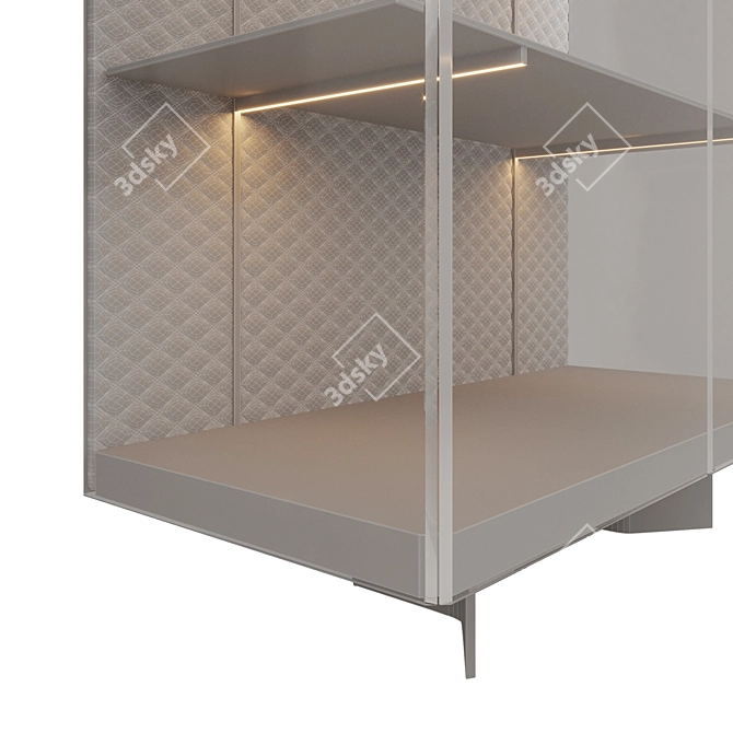 Elegant Boutique Alta Display 3D model image 3