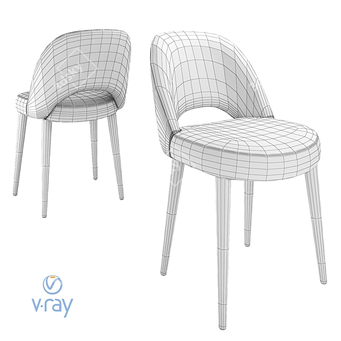 Trendy Pols Potten Chair 3D model image 6
