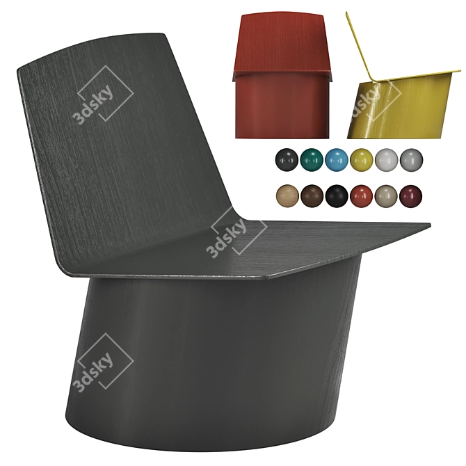 Elevate Your Comfort: BIAS L Chair 3D model image 1