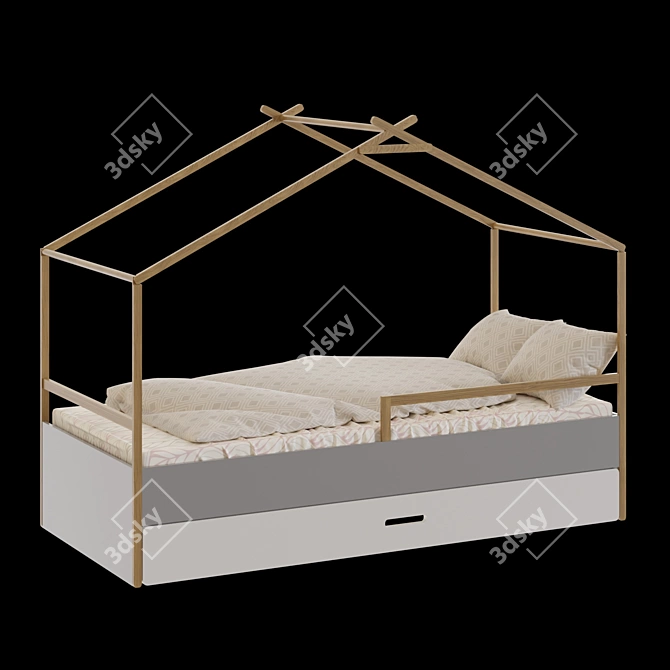 Cosy Retreat Teepee Tent 3D model image 1
