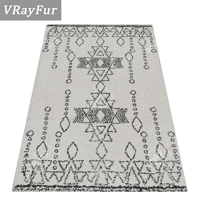 Title: Luxury Carpets Set 3D model image 2