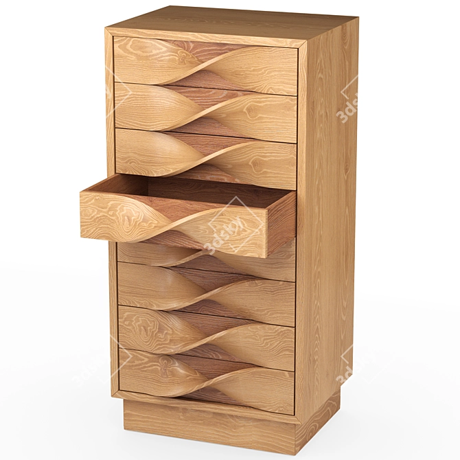 Modern Foldable Cupboard | 2025mm x 760mm x 1000mm 3D model image 1