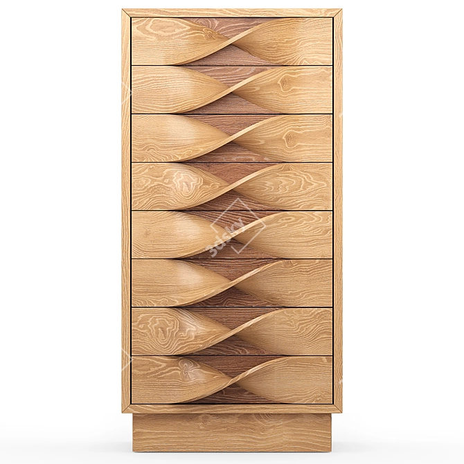 Modern Foldable Cupboard | 2025mm x 760mm x 1000mm 3D model image 2