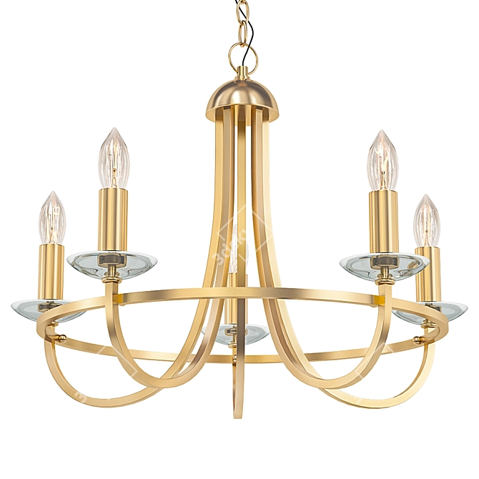 Stunning Kolarz Emotion Chandelier 3D model image 1