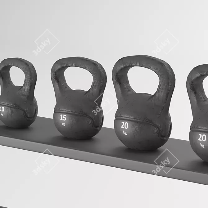 Ultimate Fitness Training Set 3D model image 5