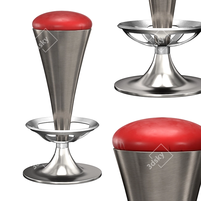 Elegant Dream Stool - Stylish and Versatile 3D model image 1