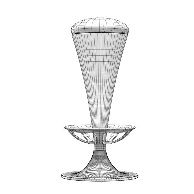 Elegant Dream Stool - Stylish and Versatile 3D model image 5