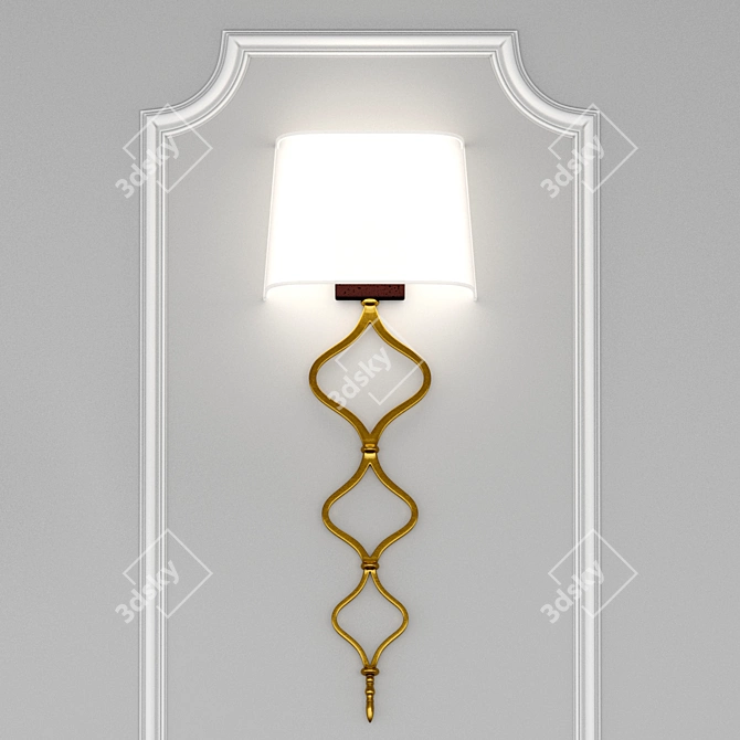 Title: Modern Style Wall Sconce - Gramercy Efrain 3D model image 4