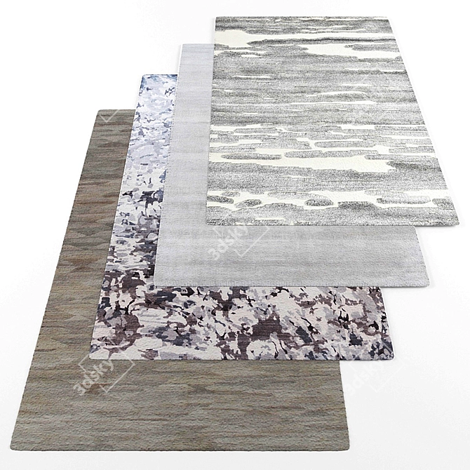Modern Style Rug Collection 3D model image 1