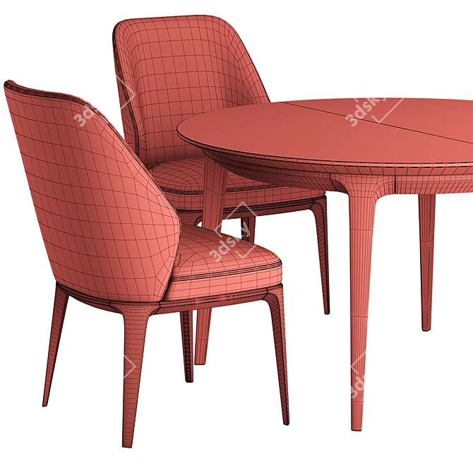 Emma Chair Play Table: Compact and Versatile 3D model image 5