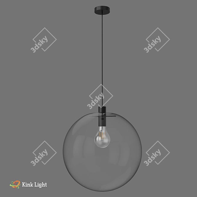 Kink Light Suspension Mercury 20-35cm 3D model image 3