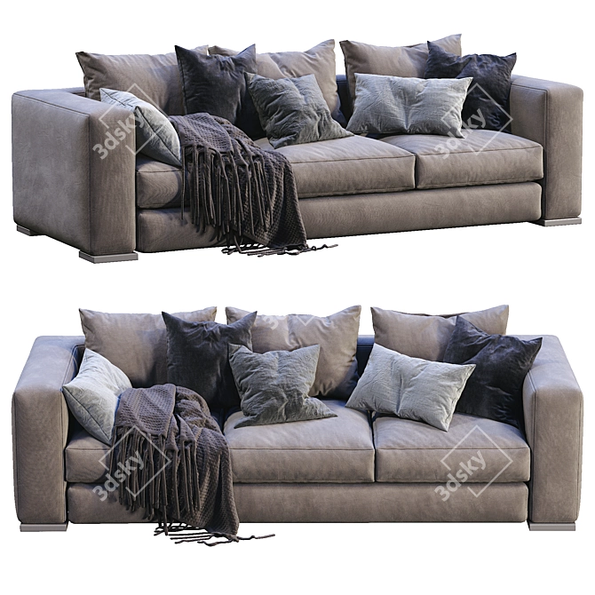 Modern Sofa Design: Jesse's Arthur 3D model image 1