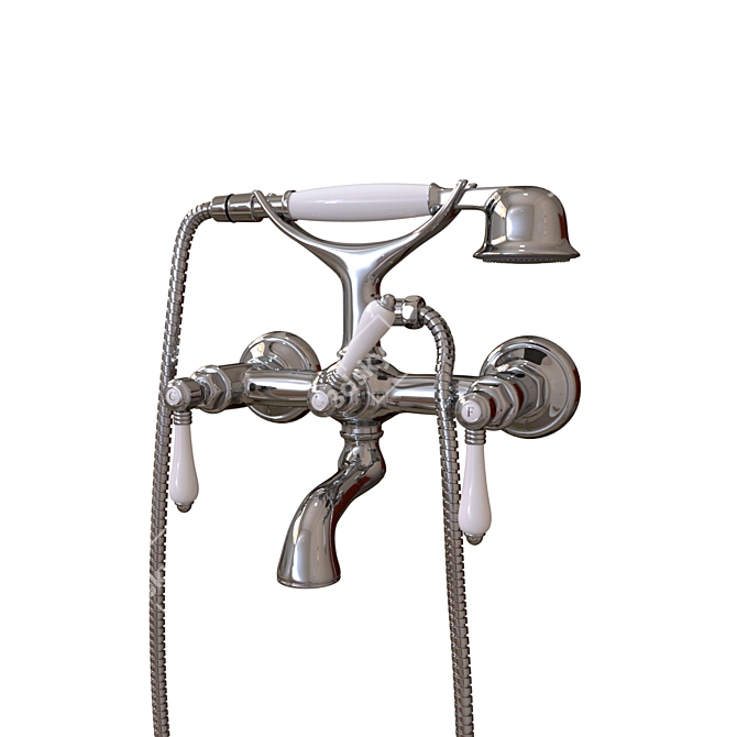 Elegant Nicolazzi Lusso 1401 Faucet 3D model image 1