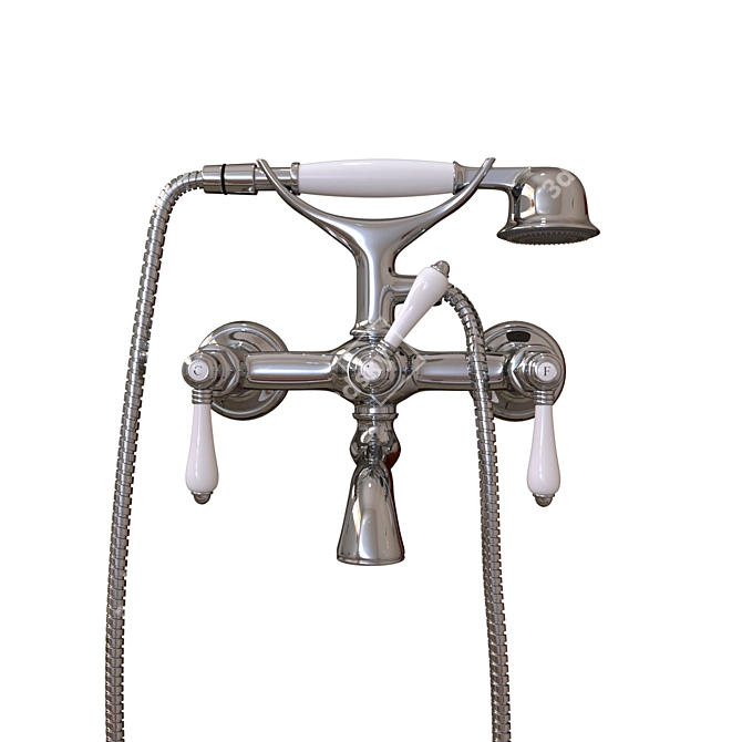 Elegant Nicolazzi Lusso 1401 Faucet 3D model image 2