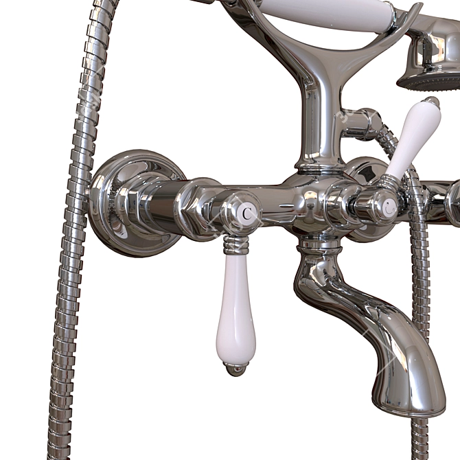 Elegant Nicolazzi Lusso 1401 Faucet 3D model image 4