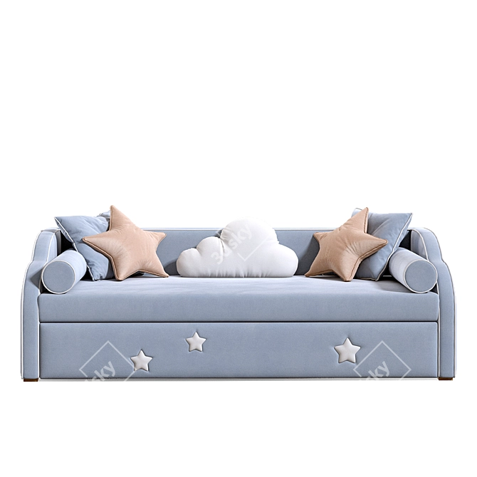 Iriska Kids Cloud Sofa 3D model image 5