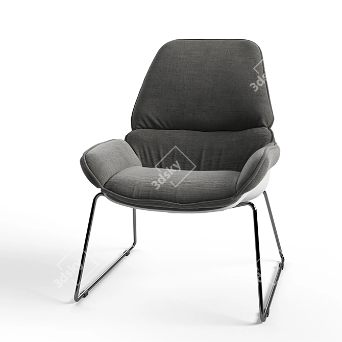 Ultimate Comfort: Concepto SERENITY Armchair 3D model image 5
