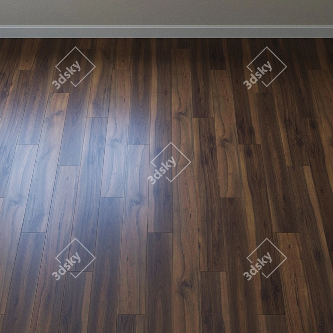 Haro Trittу 90: Elegant Walnut Flooring 3D model image 2