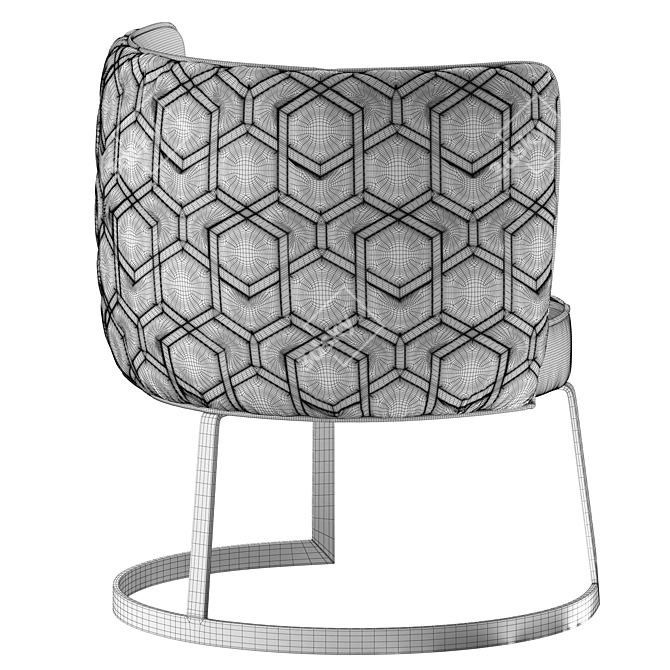 Modern Manbas Meubles Chair 3D model image 5
