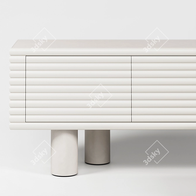 Elegant Scala Sideboard & Chest: Perfect Blend of Style and Function 3D model image 5