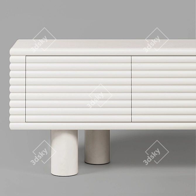 Elegant Scala Sideboard & Chest: Perfect Blend of Style and Function 3D model image 9