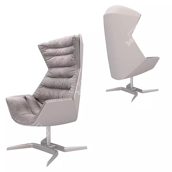 Title: 808 Formstelle Armchair: Timeless Design and Comfort 3D model image 1