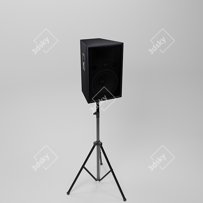 Yamaha R115 Portable PA Speaker 3D model image 3