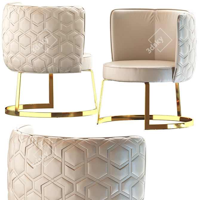 Max 2016 Manbas Meubles Dining Set 3D model image 3