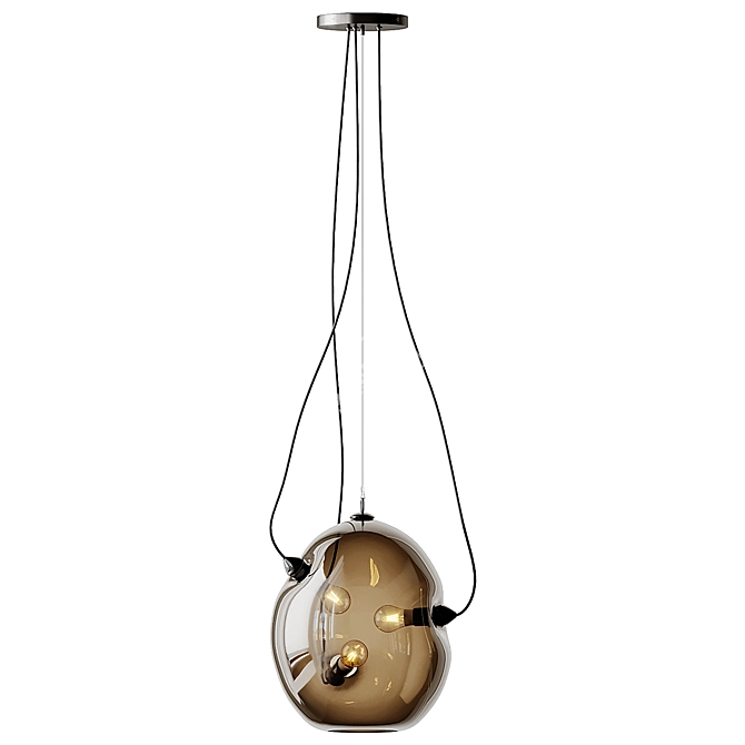 Contemporary Membrane Pendant Light 3D model image 5