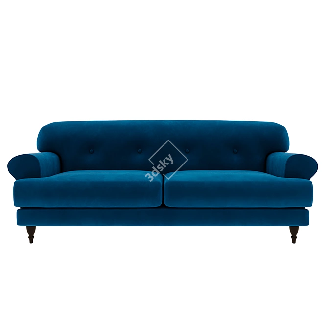 Italian Elegance: Italia Sofa 3D model image 1