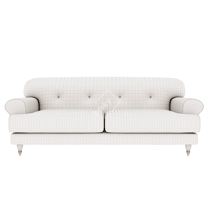 Italian Elegance: Italia Sofa 3D model image 4