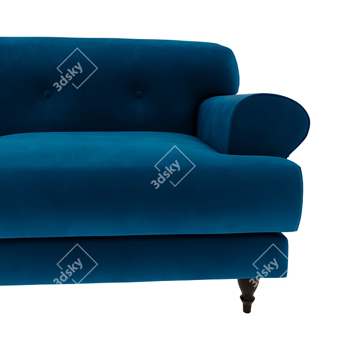 Italian Elegance: Italia Sofa 3D model image 6