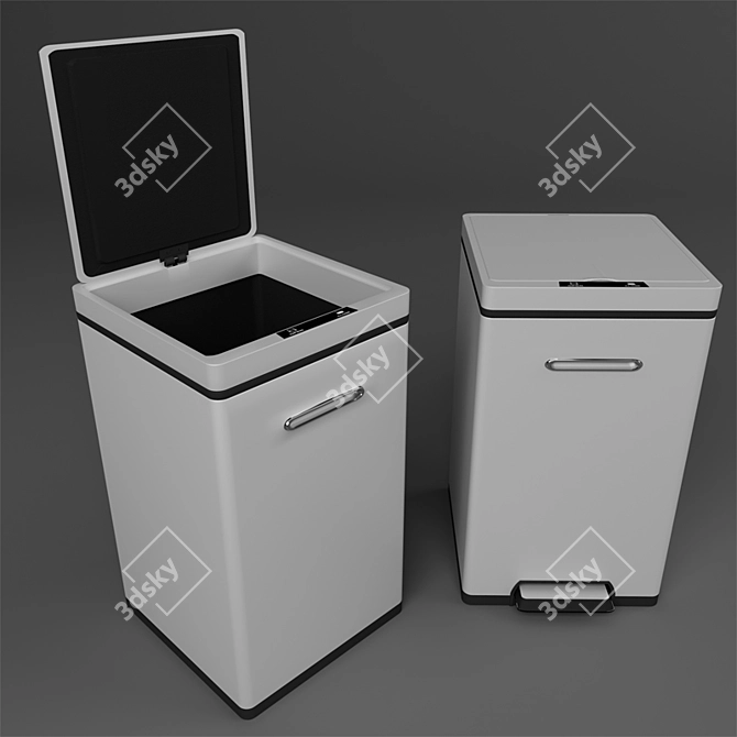 Title: Sensory Smart Bin 3D model image 1