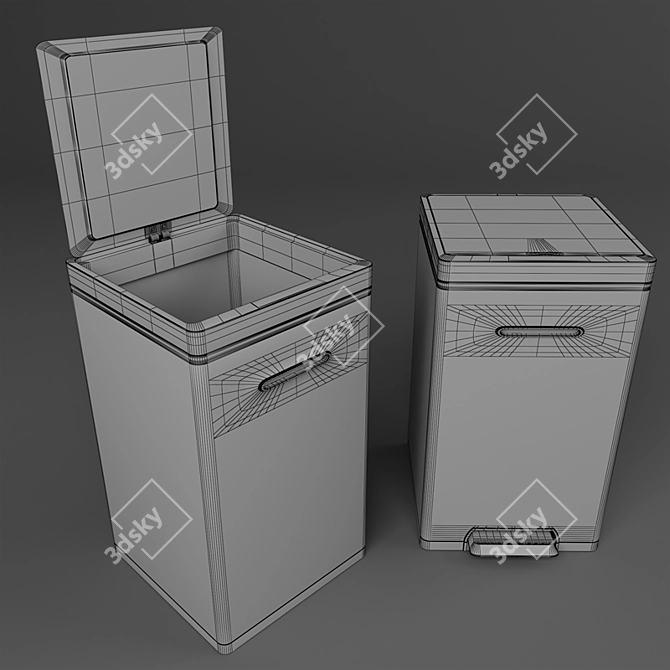 Title: Sensory Smart Bin 3D model image 3