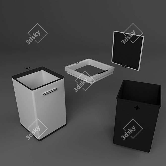 Title: Sensory Smart Bin 3D model image 4