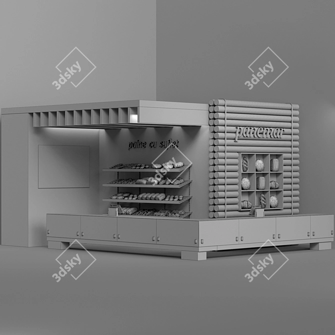 Title: Artisan Bakery Delights 3D model image 3