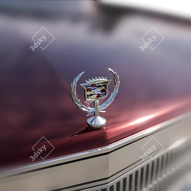 1985 Cadillac Eldorado Biarritz: Luxury at its Finest 3D model image 4